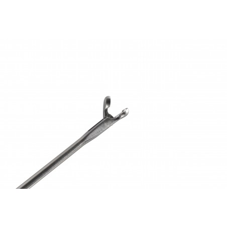 Pinza Laringe copa curva derecha